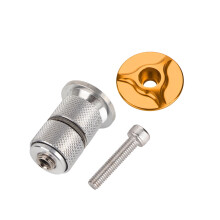 DSH aluminum alloy headset top cap 1 1/8 inch golden