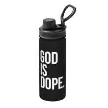 God is Dope Sports isolerad vattenflaska 18OZ vattenkokare i rostfritt stål