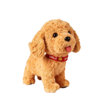 Function-Driven: Remote Control Walking Electronic Dog - Soft Plush Interactive Pet with Barking & Tail Wagging Features - Educational