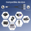 60cm Flexible XLRS Y Splitter Adapter zwinz1aa for Microcells Interface Expansion Debating Machine 3
