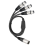 60cm Flexible XLRS Y Splitter Adapter zwinz1aa for Microcells Interface Expansion Debating Machine 4