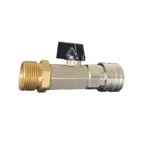 Högtryckstvättventil 1/4" och M22 14 mm snabbkoppling för ström