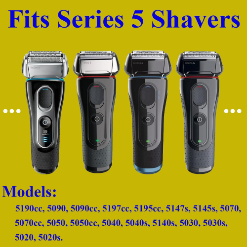 Cabeça de substituição 52S compatível com barbeador elétrico Braun Series 5 2