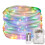 Battery Operated LED Rope Lights 23ft 50LED Multi-Colored Remote 1