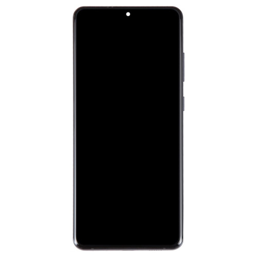 (black) O conjunto de toque LCD OLED de 6,67 polegadas com moldura é adequado para Samsung Galaxy S20 Ultra 4G/5G SM-G988 2