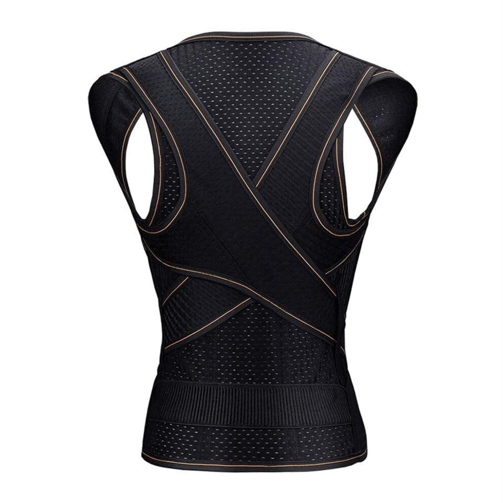 Small Adjustable Posture Corrector with Full Back Support Brace for Adults and Kids, Hunchback Alignment