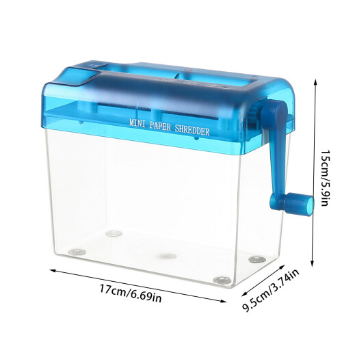 Manual A6 Desktop Shredder for Home Office Use 2