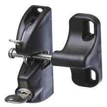 Gate Lock Double Sided Keyed Fence Gate Latch Rust Resistant Easy Install for Wood Metal Vinyl