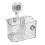 Strong Suction Shower Caddy with Secure Suction Hold, No Drill Bathroom Organizer, White 1