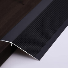 Heavy Duty Aluminum Floor Transition Strip for Doorway, Anti‑Slip Threshold Ramp Reducer, Scratch‑Resistant Finish, 4in W x 35.4in L