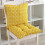 Coussin de fauteuil à bascule à dossier haut imperméable avec sangles 2