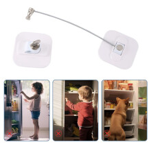 KylskåPslåS, MinikylskåPslåS med Nyckel för Vuxna, LåS för KylskåP, SkåPdöRr (Vit 2Pack)
