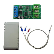 8-25V PT100 Platinum Resistenza Termica al Convertitore di Temperatura Kit Modulo Sensore RTD RS485 Modbus RTU PTA9B01