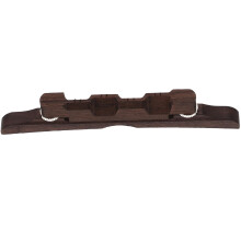 Rosewood Mandolin Bridge Replacement Part, Adjustable Wooden Bridge for Enhanced Tonal Clarity and Stable String Action, Random Color