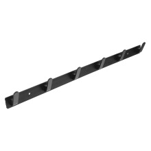 Wall Mounted Coat Rack Heavy Duty Metal Hook Rail for Coats Hats Towels Bathroom Space Saving Design