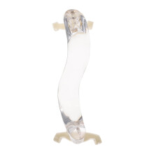 Crystal Acrylic Violin Shoulder Rest Pad Durable Stable Support Smooth Polished Surface Lightweight White