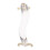 Crystal Acrylic Violin Shoulder Rest Pad Durable Stable Support Smooth Polished Surface Lightweight White 1
