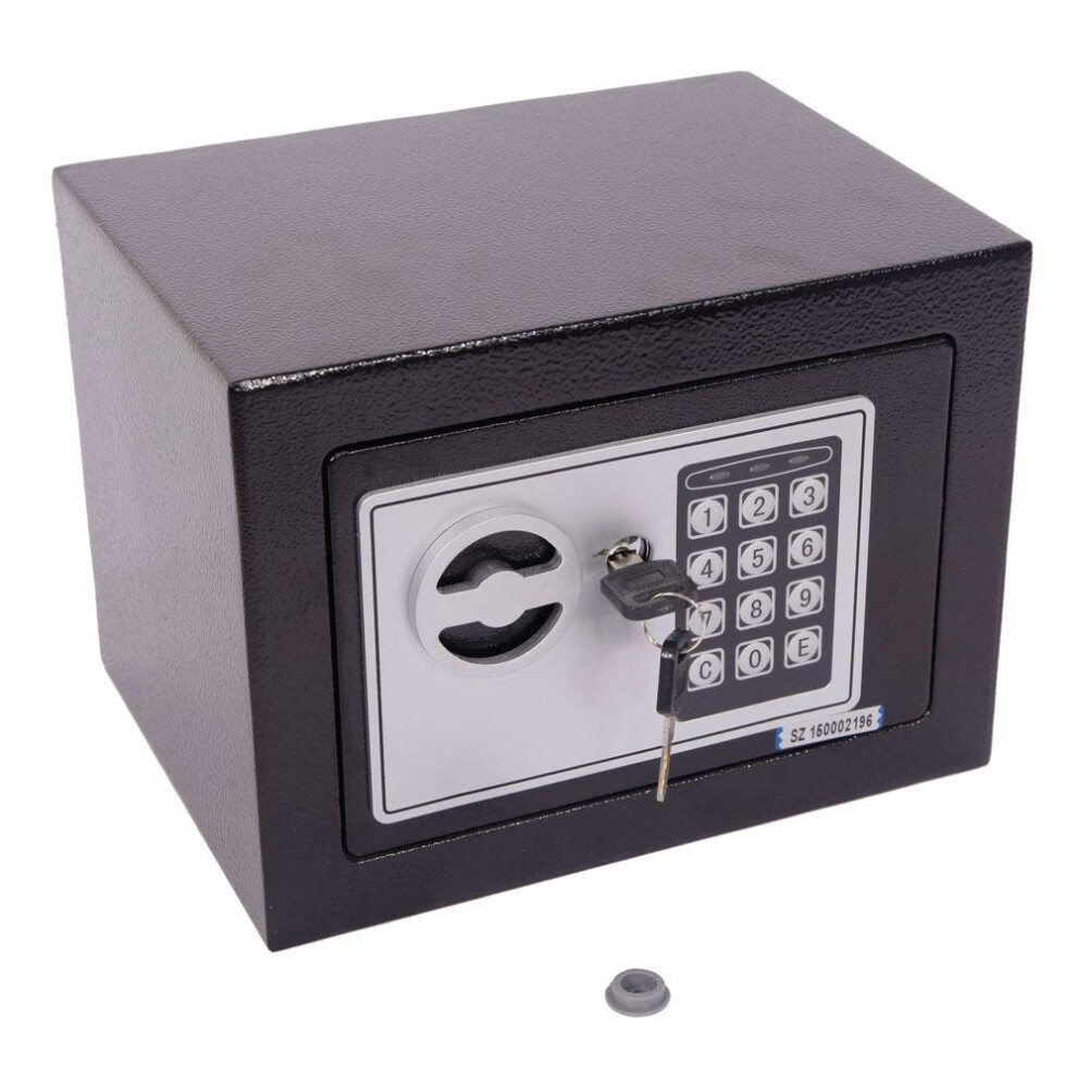 Electronic Digital Safe Box With Keypad And Keys, Dual Access Security Steel Safe For Home And Office 9771547060147