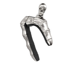 Skull Design Guitar Capo Silver Tone for Acoustic Electric Guitar and Ukulele Quick Key Change