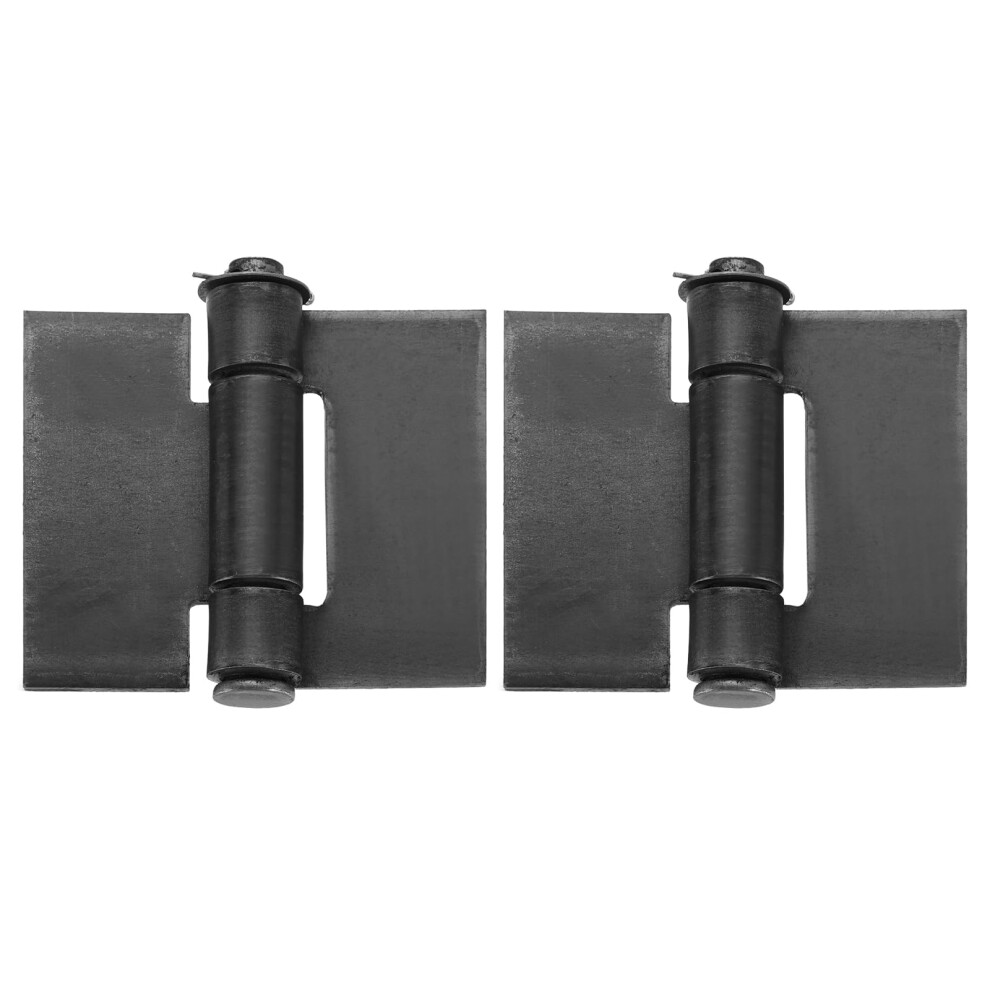 2 Pack Heavy Duty Weldable Hinges For Metal Gates, Rust Resistant Iron Gate Hinges For Trailer Doors 9771547060246