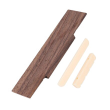 Rosewood Ukulele Bridge Saddle Replacement, Flat Bottom for Enhanced Tone Sustain and Easy DIY Installation