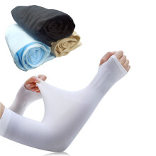Sun Protection Arm Sleeves 4 Pairs UV Cooling Compression Sleeves for Men and Women Driving Cycling Golf