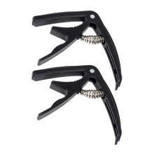 2pcs Adjustable Guitar Capo Set for Acoustic Electric and Ukulele Guitars with Fast Key Changes and Consistent Fret Pressure