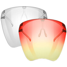 2 Pack Anti Fog Face Shield Glasses for Adults, Full Face Coverage Clear Protective Goggles Visor