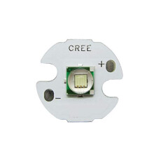 Power Green 520nm 5050 LED Emitter 3V 1.5A on 16mm Aluminum PCB for DIY Flashlight