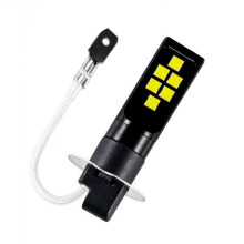 Lampadine per fari a LED H1 6000K bianche, anabbaglianti/abbaglianti, kit fendinebbia - 2 lampadine super luminose