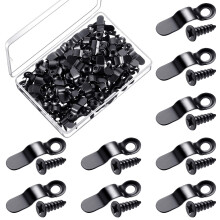 100 Pcs Metal Frame Turn Button with Screws, RustResistant Picture Frame Hardware for Secure Hold