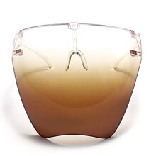AntiFog Safety Face Shield for Adults Gradient Tea Tint FullFace Protection Comfortable Fit
