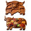 High Land Cow Holz-Serviertablett, künstlerisches-A 2
