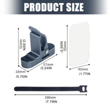 Aluminum Magnetic Pipe Stand For Home Travels And-Silver