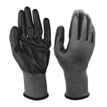 Work Gloves XLarge for Men and Women, Nitrile Coated Power Grip, Breathable Lightweight Design for Gardening and Cleaning