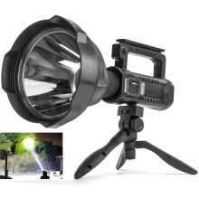 Rechargeable LED Flashlight, 90000 Lumen Lumens Waterproof Spotlight for Camping, Hiking, Emergency