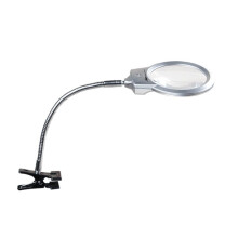 MG15122-2B 2.25x/5x Clip-on Magnifier with LED Light