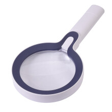 XT-8013 Magnifying Glass with 29 LEDs, 3 brightness levels, touch switch, 2x/13x handheld magnifying glass (white + dark blue)
