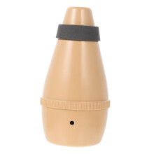 Trumpet Practice Mute for Beginners, ABS Khaki Noise Reduction Easy Install Durable Sound Dampener