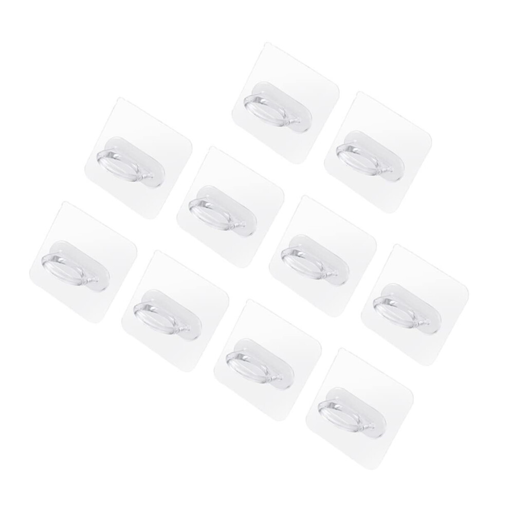Adhesive Wall Hooks 10 Pack Nodrill Strong Grip Waterresistant Self Adhesive Hooks For Bathroom And Kitchen 9771547060499