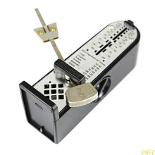 Red Mechanical Wind Up Metronome for Guitar Violin Piano Drum with  Visibility Design
