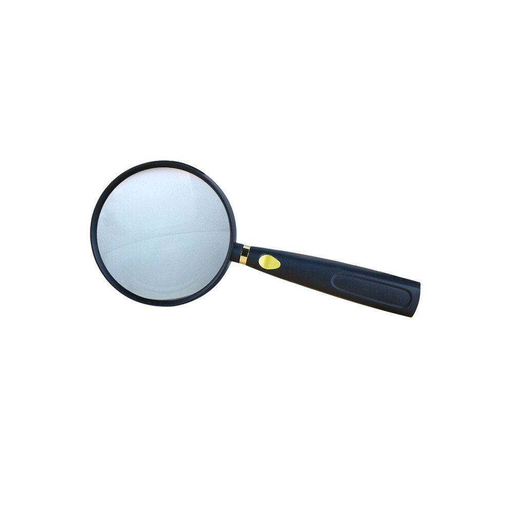 Handheld magnifying glass for children's science education and elderly reading, size: 75mm