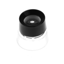 10X Magnifying Glass with Clear Glass Optics and Ergonomic Grip for Reading and Watch