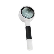 Hand-Held Reading Magnifier Glass Lens Anti-Skid Handle Old Man Reading Repair Identification Magnifying Glass, Specification: 37mm 16
