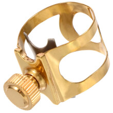 Alto Saxophone Ligature Set of 5 Metal Brass Clips, Secure Reed Fit, Durable Build, Universal Fit
