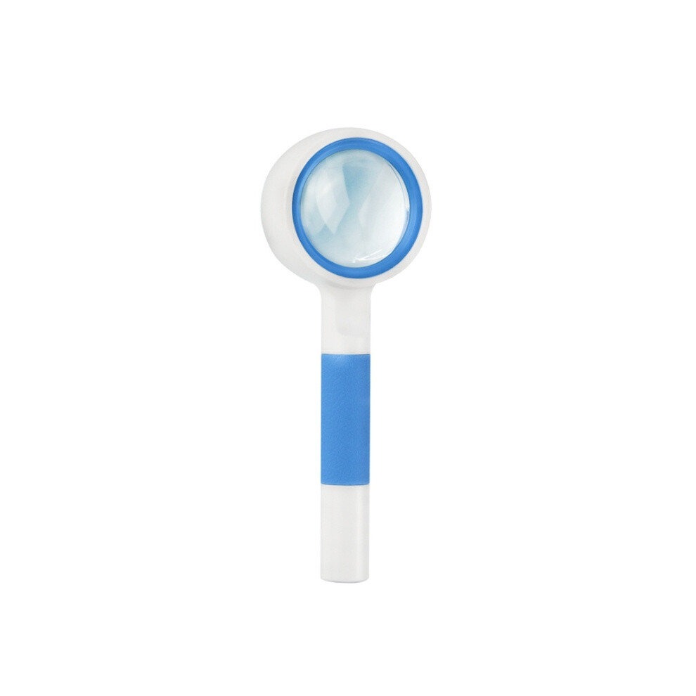 Hand-Held Reading Magnifier Glass Lens Anti-Skid Handle Old Man Reading Repair Identification Magnifying Glass, Specification: 37mm 16