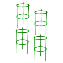 Adjustable Round Wire Plant Support Trellis for Garden Tomato Plants, SpaceSaving Stable Frame
