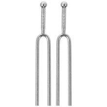2Pcs Guitar Tuning Fork Set Accurate Pitch Reference Clear Tone for Violin Bass Instruments