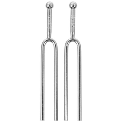 2Pcs Guitar Tuning Fork Set Accurate Pitch Reference Clear Tone for Violin Bass Instruments