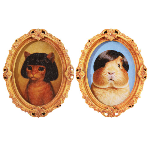 Fridge Magnets Refrigerator Magnets Whiteboard-Wigged kitten 1